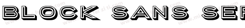 Block Sans Serif字体转换